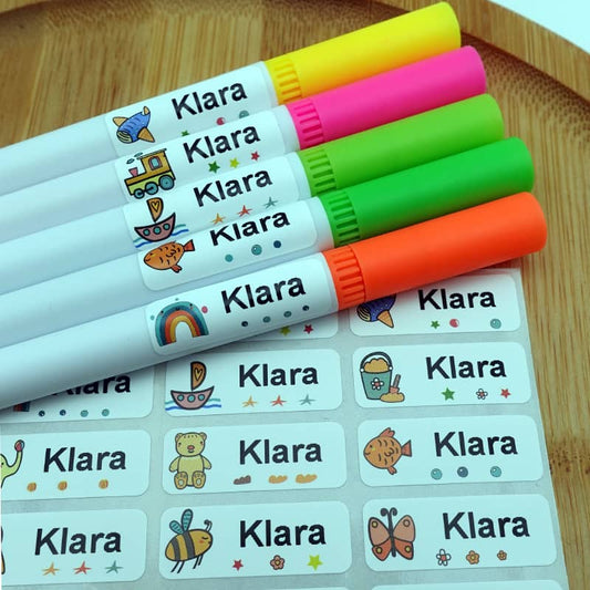 name stickers for kids