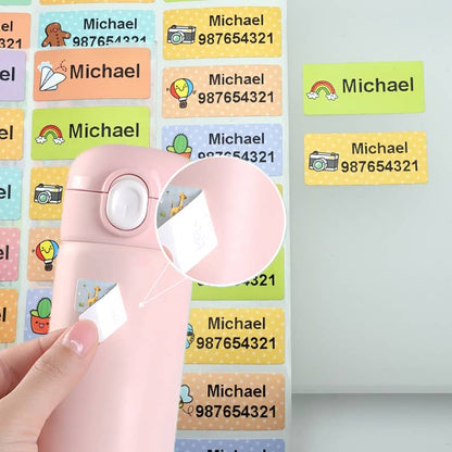 Customize Name Stickers